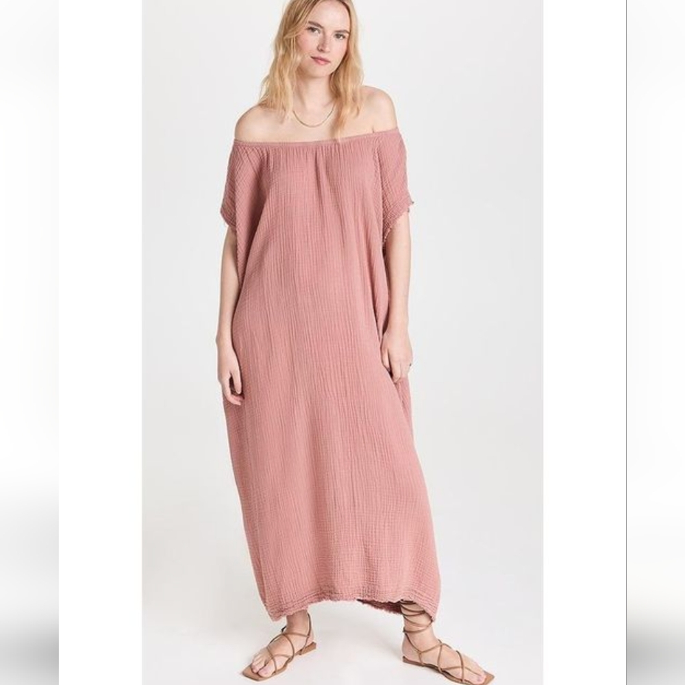 9 Seed Dress Cafton One Size Cotton Mauve